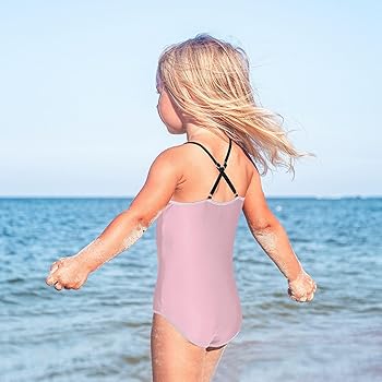 Amazon.com: J JOYSAY Pink Girls One Piece Swimsuits Beach